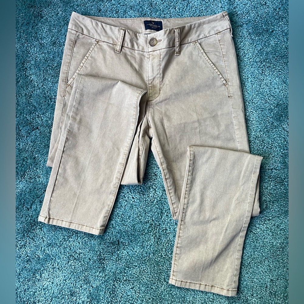 AE Skinny Khaki Jeans Size 10 Regular